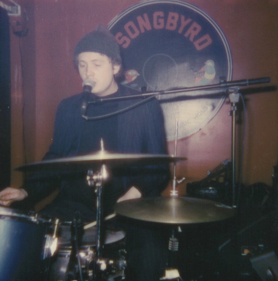 Rob Stokes—drummer, vocalist and composer of ‘October ‘71.’ Polaroids by Maxwell Young