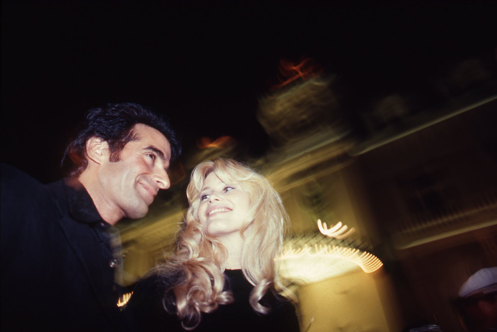 David Copperfield, Magician, and Claudia Schiffer, Model. Monte Carlo 1994