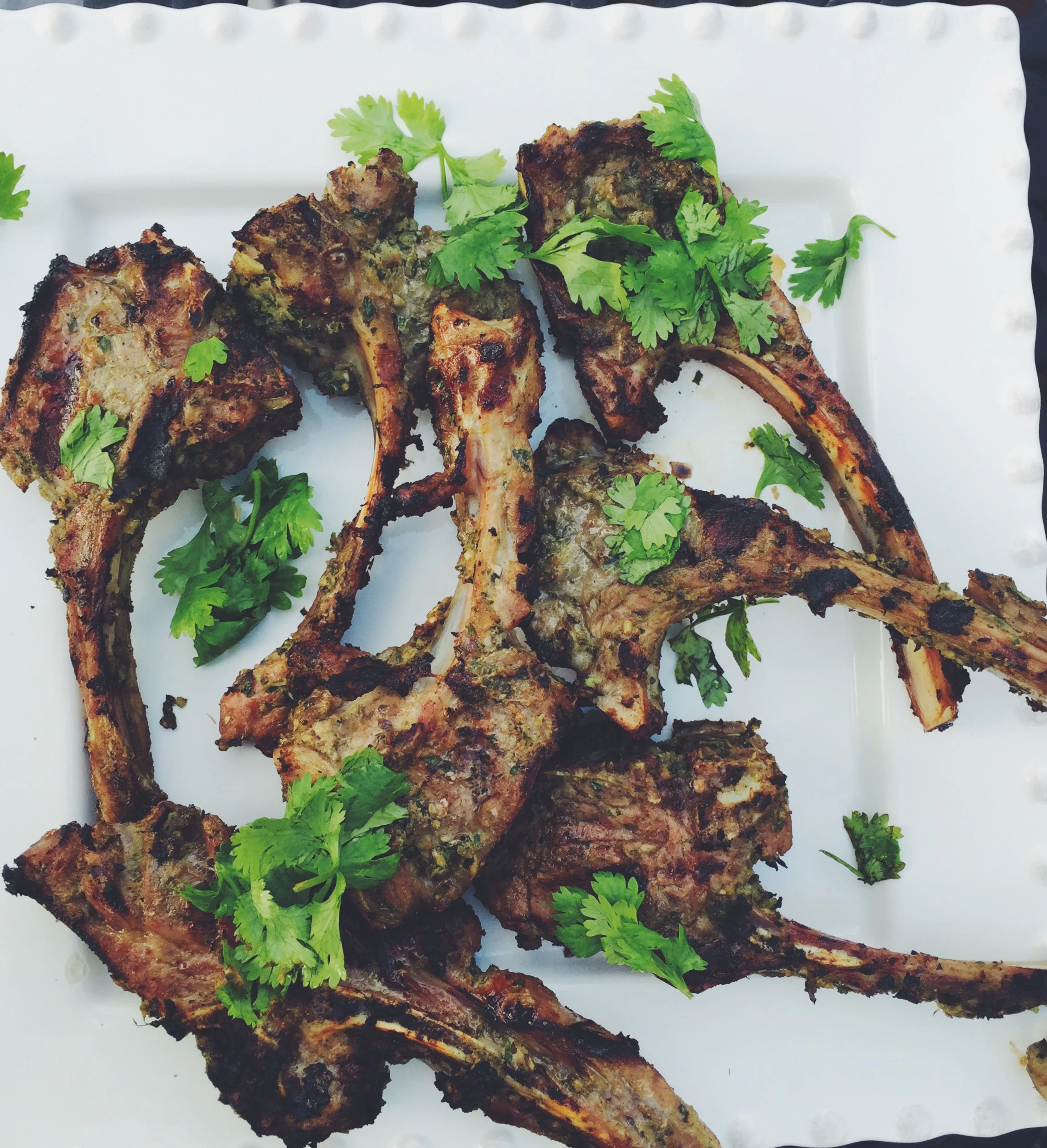 Grilled Spiced Lamb Chops