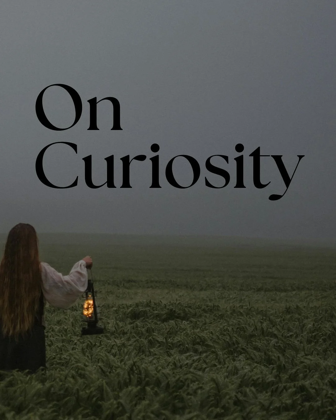 I&rsquo;ve always been curious&hellip; but I haven&rsquo;t always engaged with my curiosity.

There&rsquo;s a difference between wondering and being willing to know.

Between thinking about something&hellip; and opening yourself to be changed by it.
