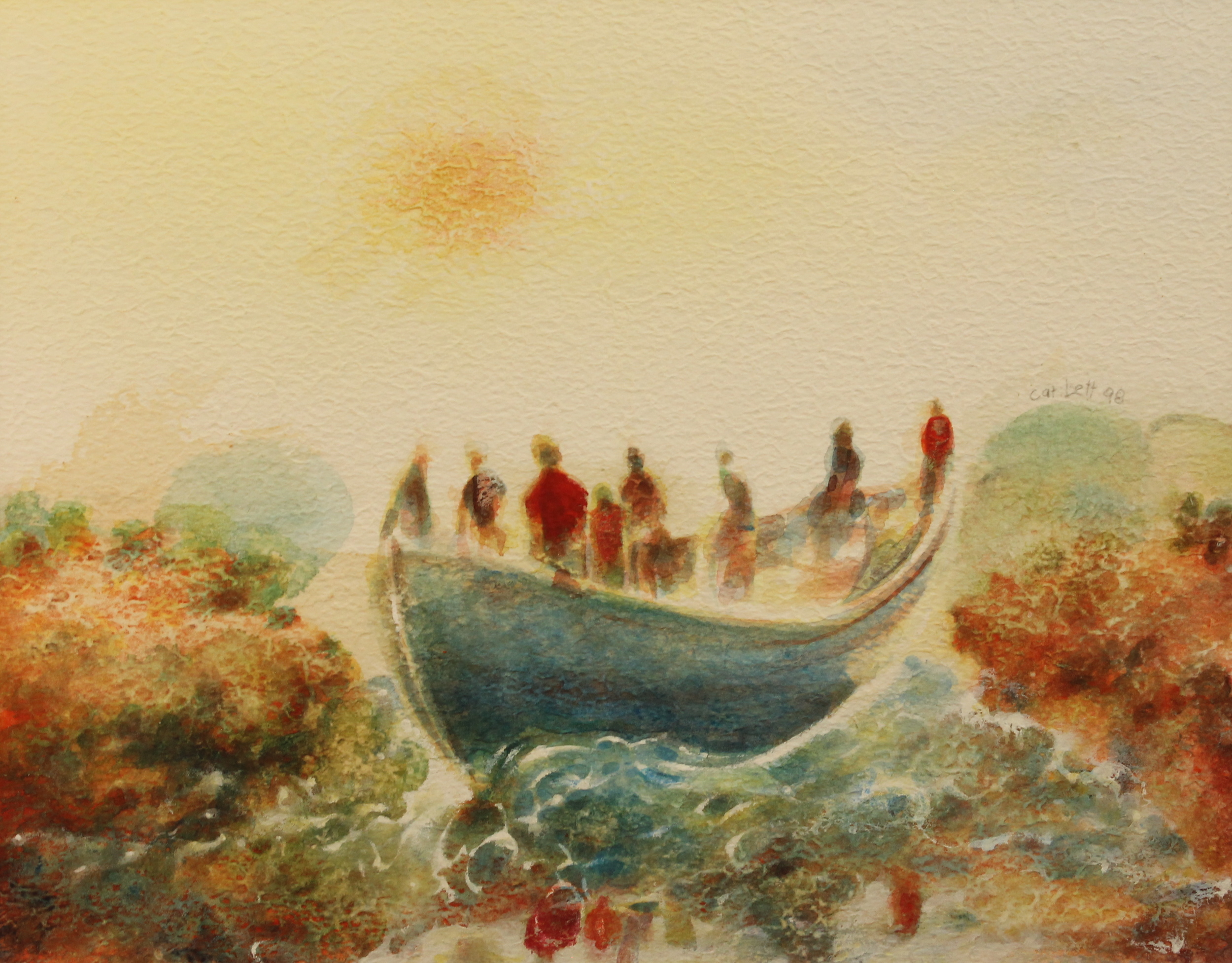 " Approdo fortunato " ( 1998 ) - watercolor