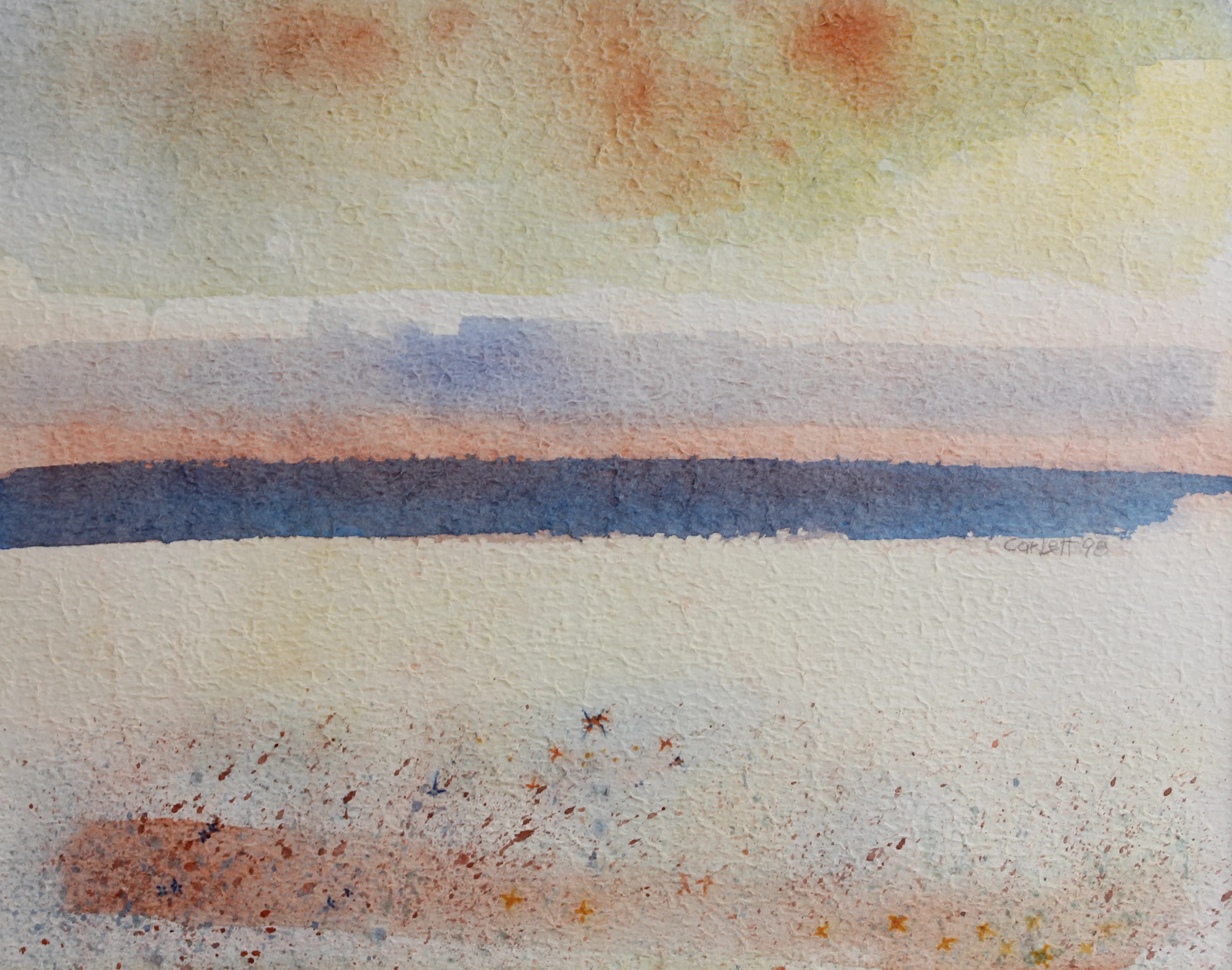 "Fata Morgana 1" ( 1998 ) - watercolor