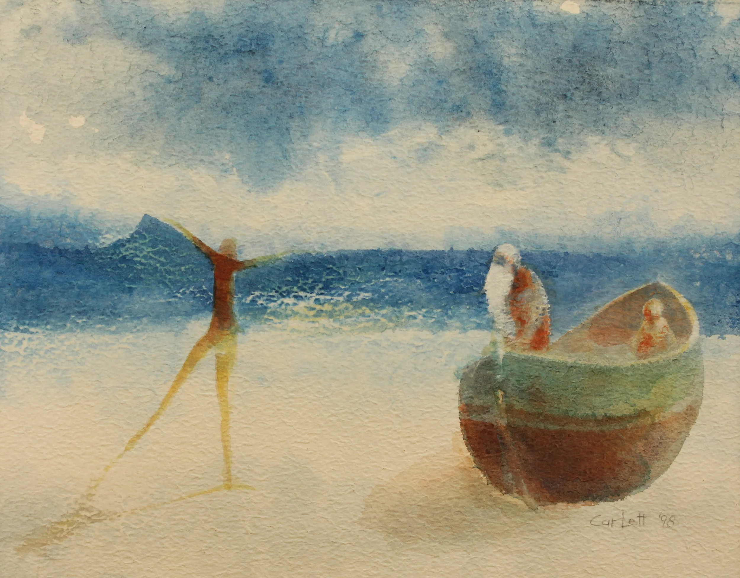 "Nonno Ascanio" ( 1998 ) - watercolor
