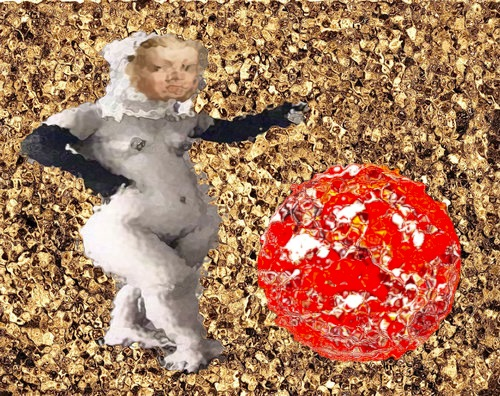 Las meninas (fanciulla) and the hot ball