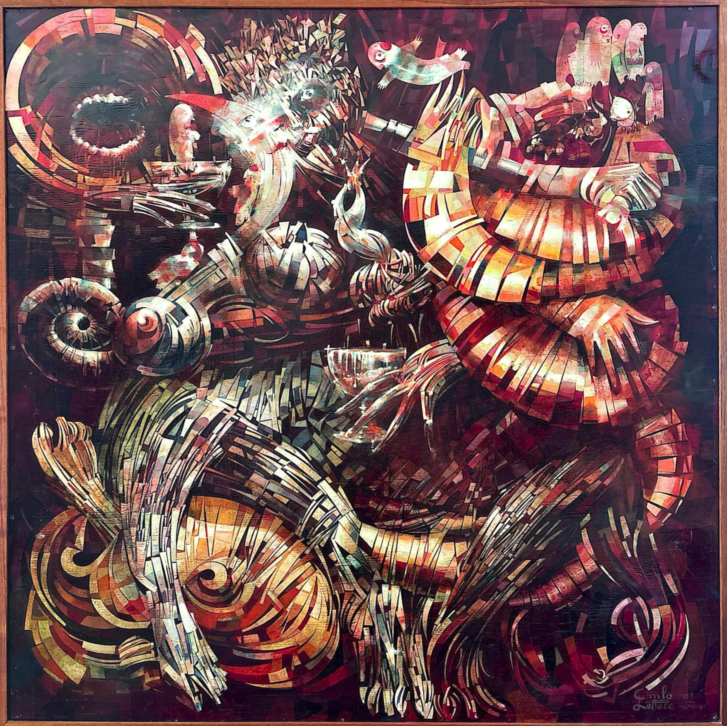 "Tooth Extraction" (1992) - Oil on board - 48 x 42.