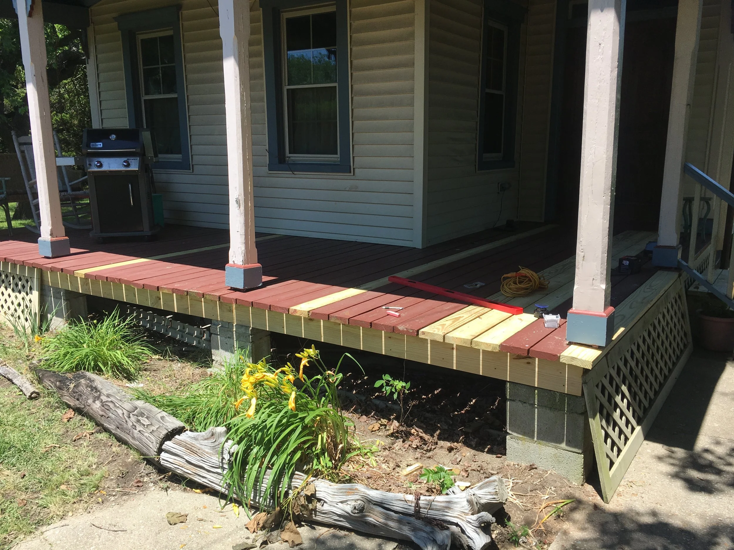 Deck Boards replaced