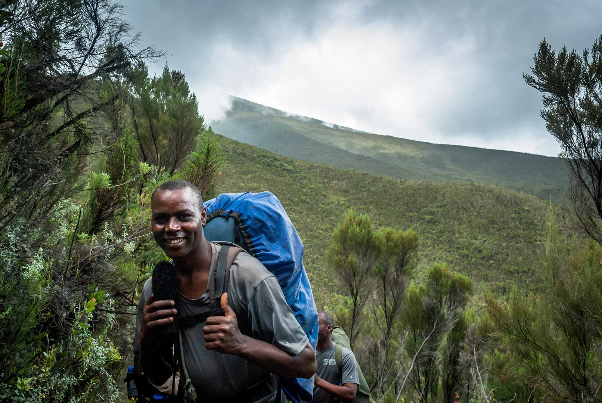 One of our guides, Michael would be celebrating his 50th summit of Kilimanjaro with us.