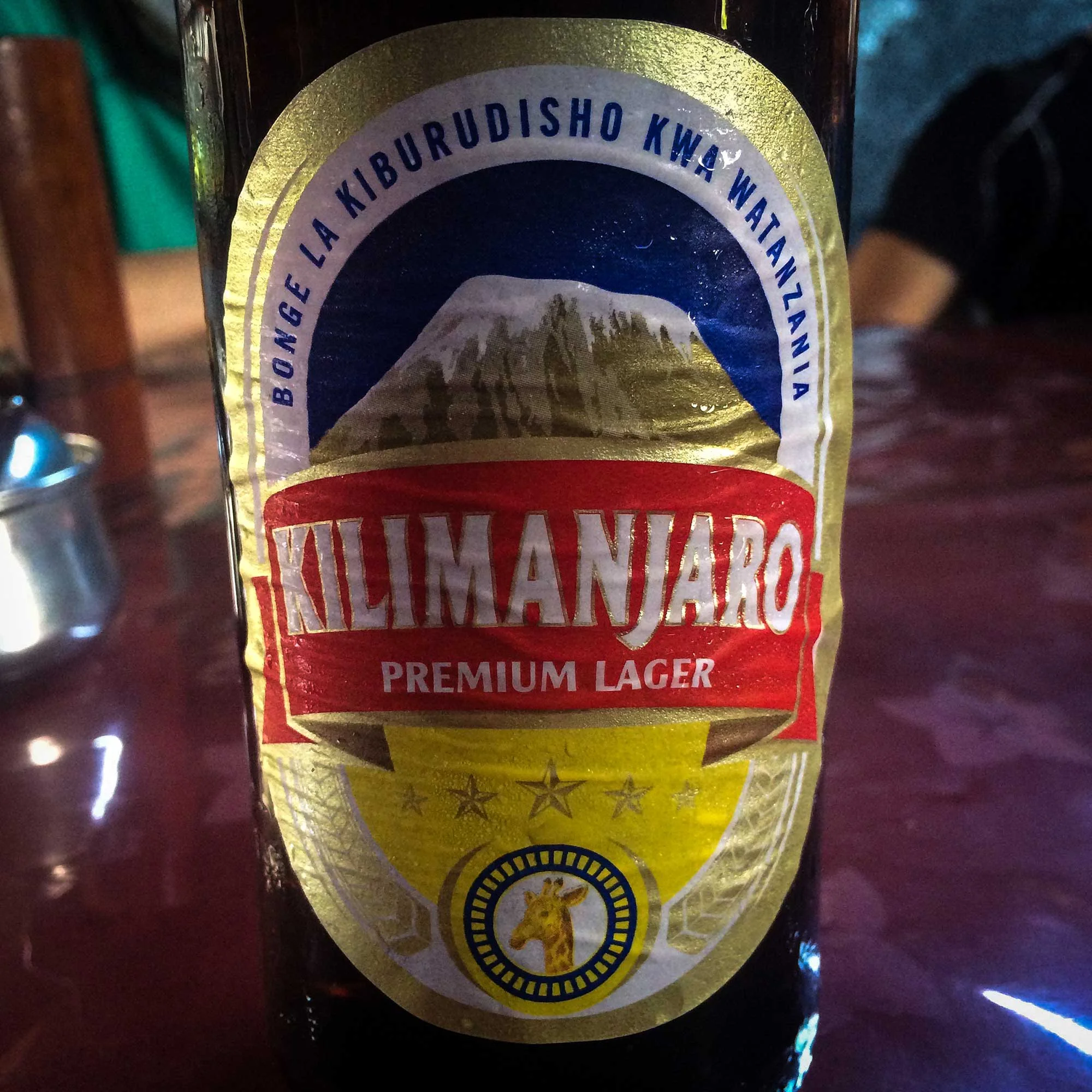 A good way to rinse away the exhaustion from climbing Kilimanjaro is simply to drink Kilimanjaro.