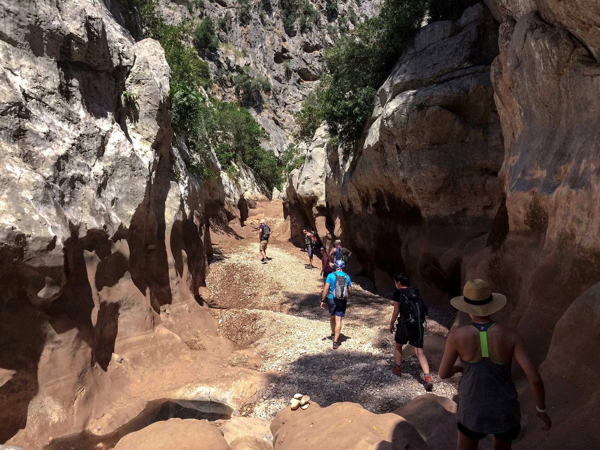 I spent a lot of time pondering the nature of flash floods during this section.