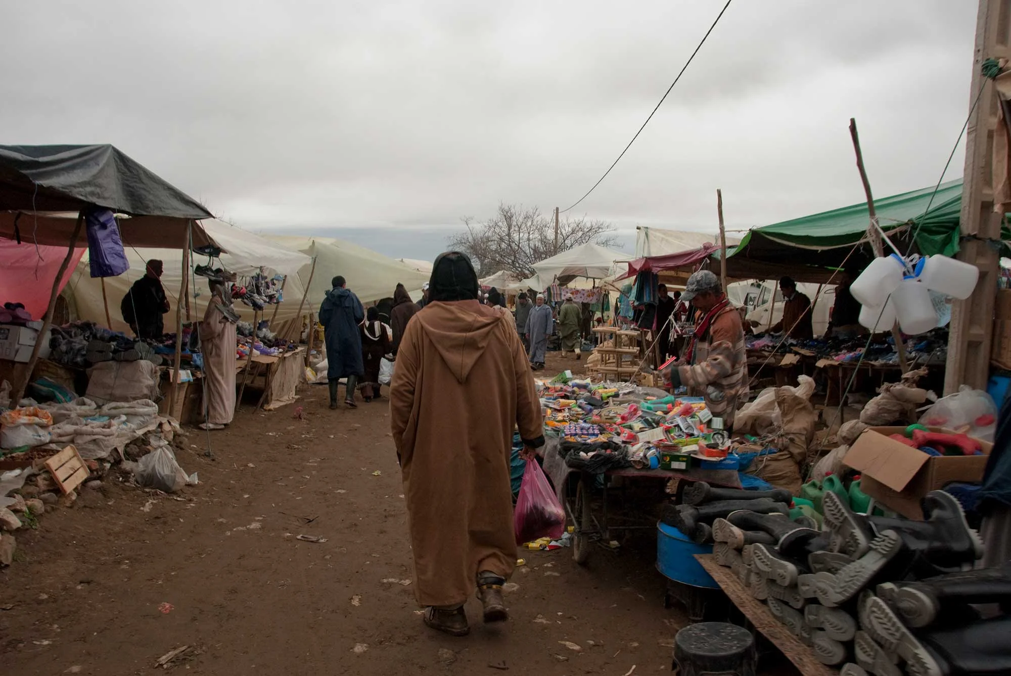 Everything from fresh produce to cheap clothing.