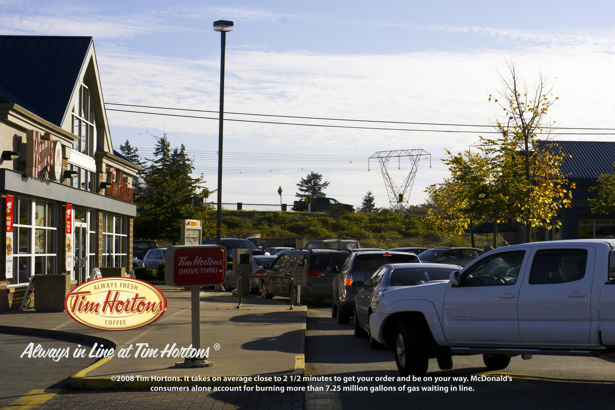 always in line at tim hortons... (image 2 of 2)
