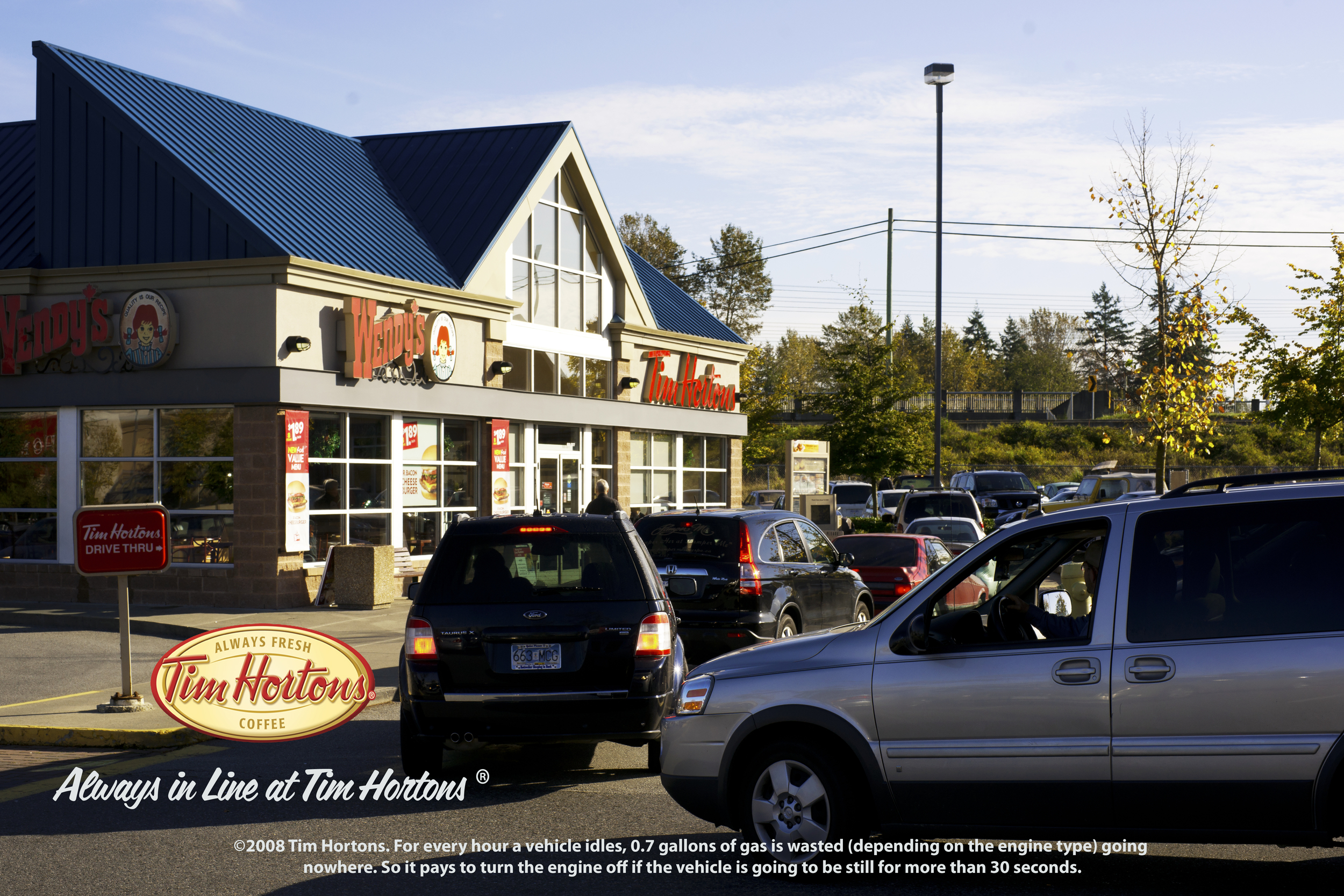 always in line at time hortons... (image 1 of 2)