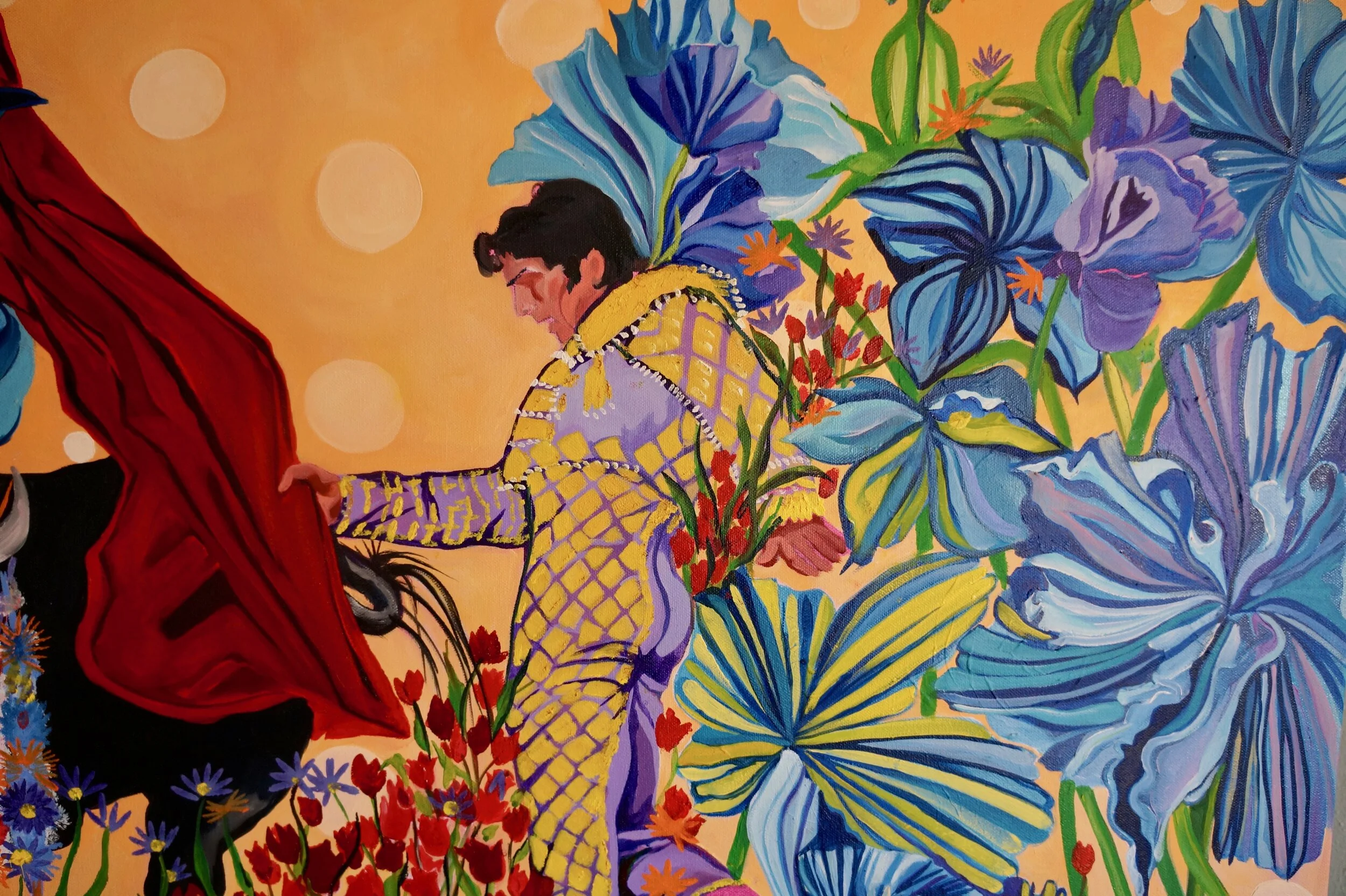 The Matador in Blue Poppies