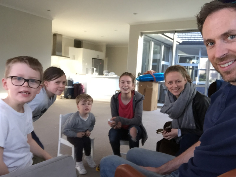 The cleaning crew on moving day :-)