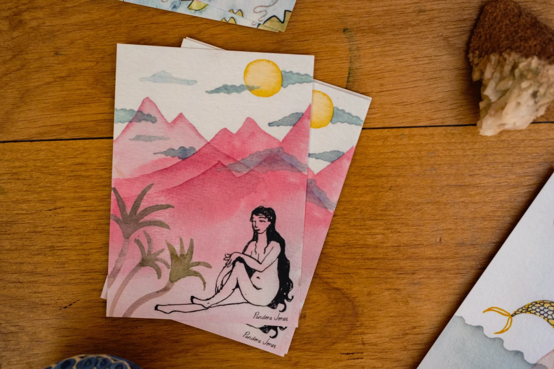 Dreaming Art Postcards ~ Pack of 4