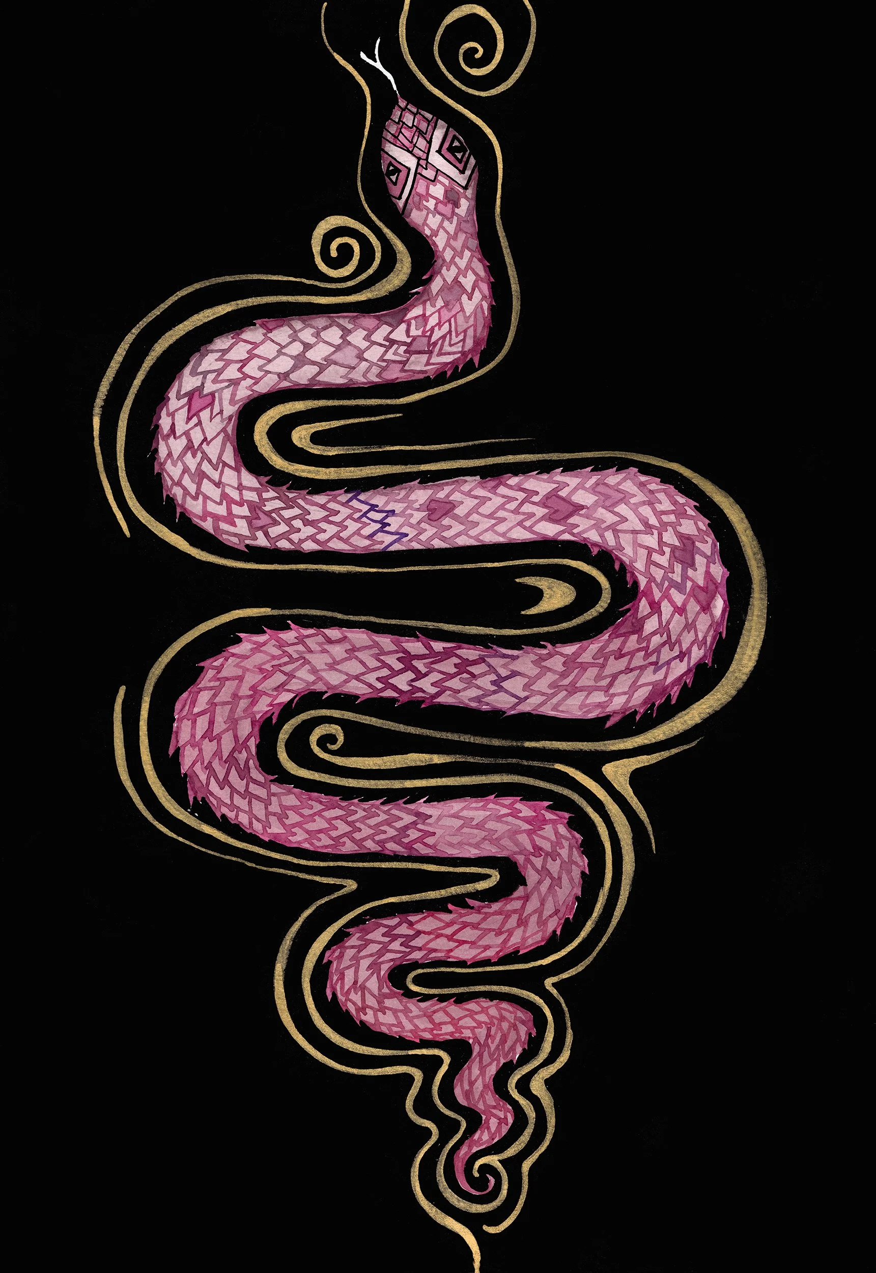 Serpent Of Desire Print