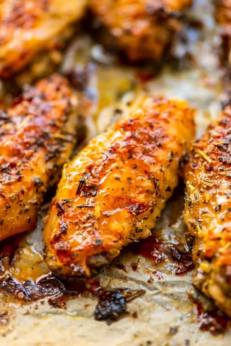 Garlic and Herb Baked Chicken Wings