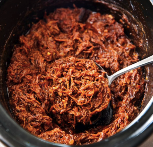 Crock Pot Shredded Beef Barbecue