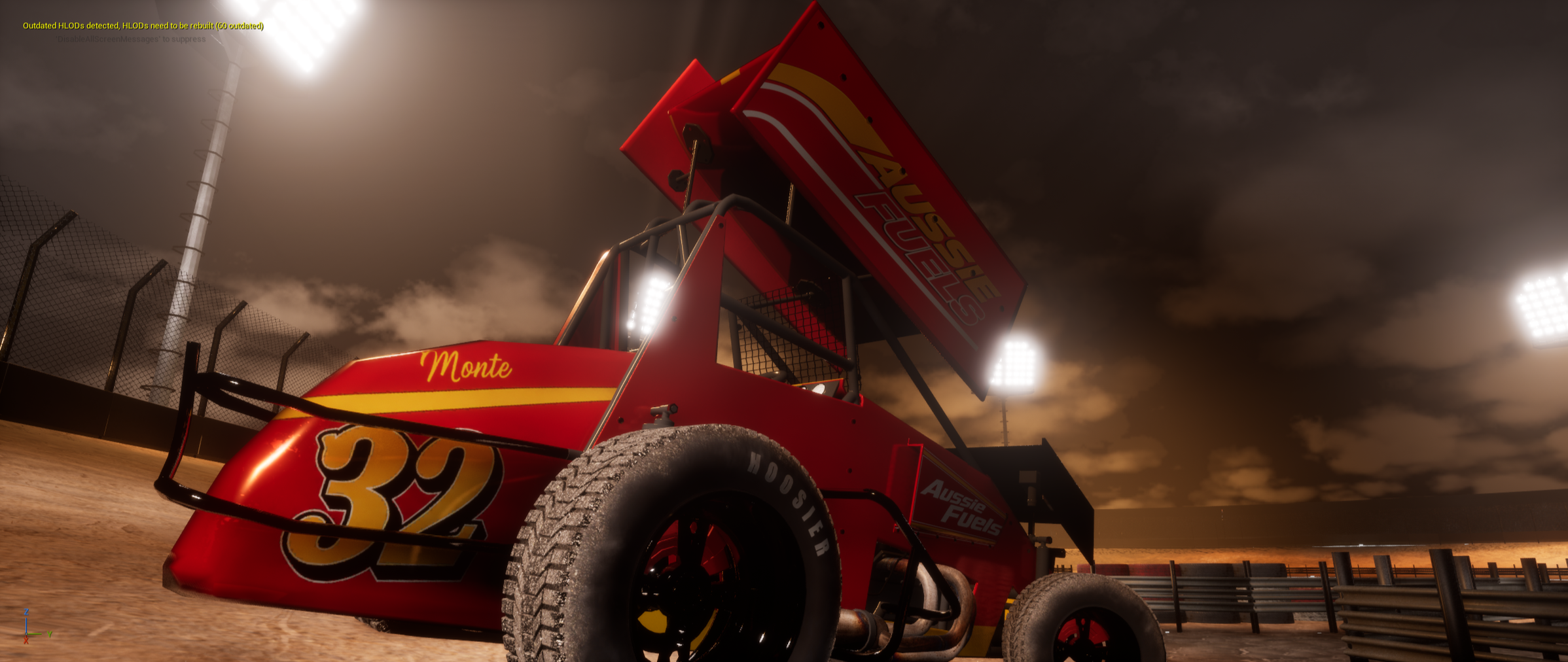 Work In Progress - DSR - Dirt Sprint Racing - Unreal Engine 5 Project