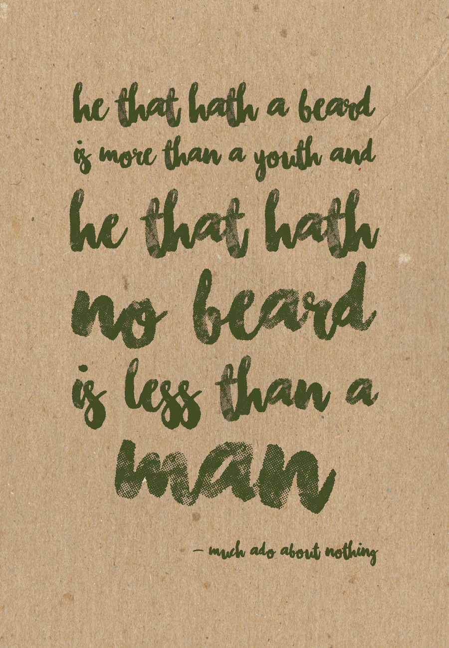 He that hath no beard