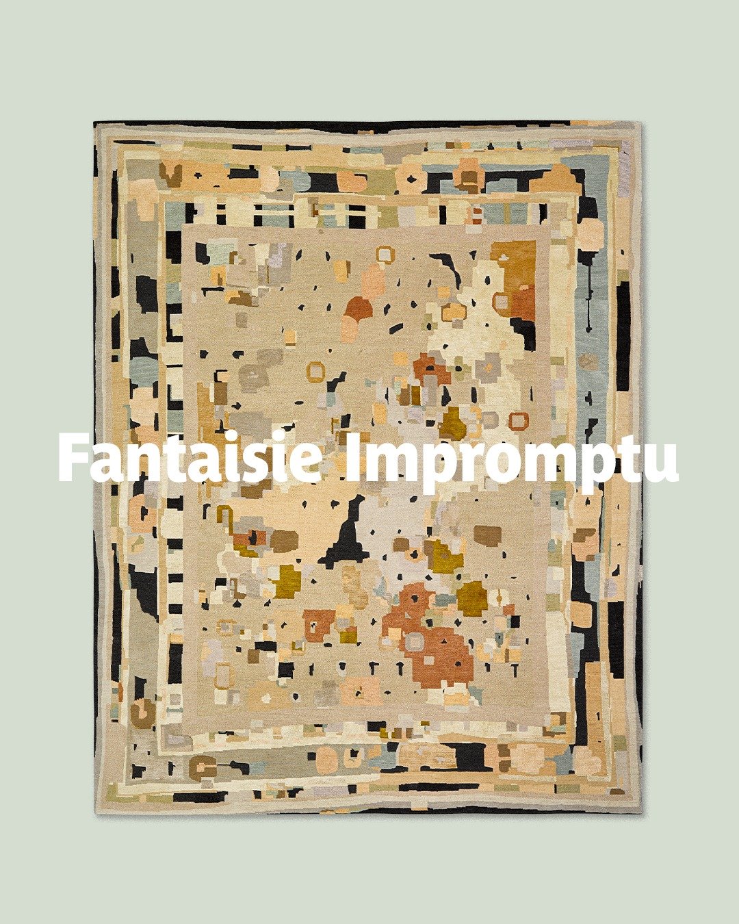 Fantaisie Impromtu &ndash; pastel
We love its variety of colors and its play with unusual shapes. It is difficult to decide whether to describe the rug as very contemporary or traditional, and that is precisely what makes it so appealing.