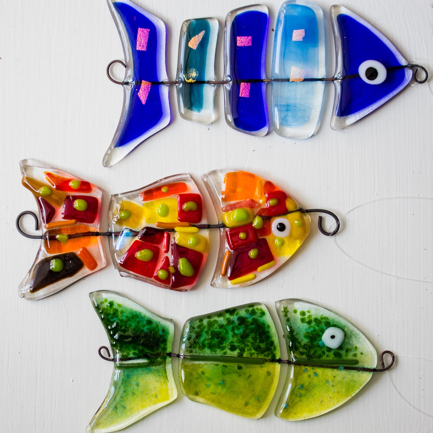 Fish - Fused Glass Art by Helen Grierson