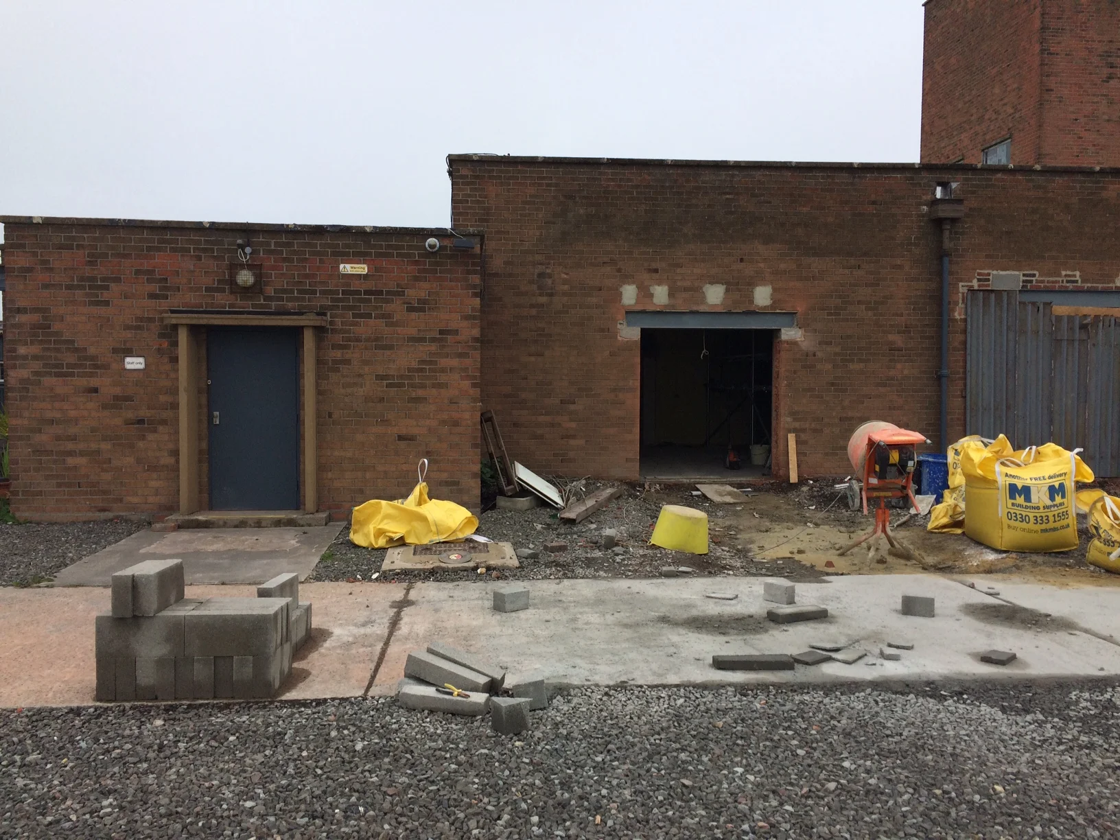 More progress at the new studio.