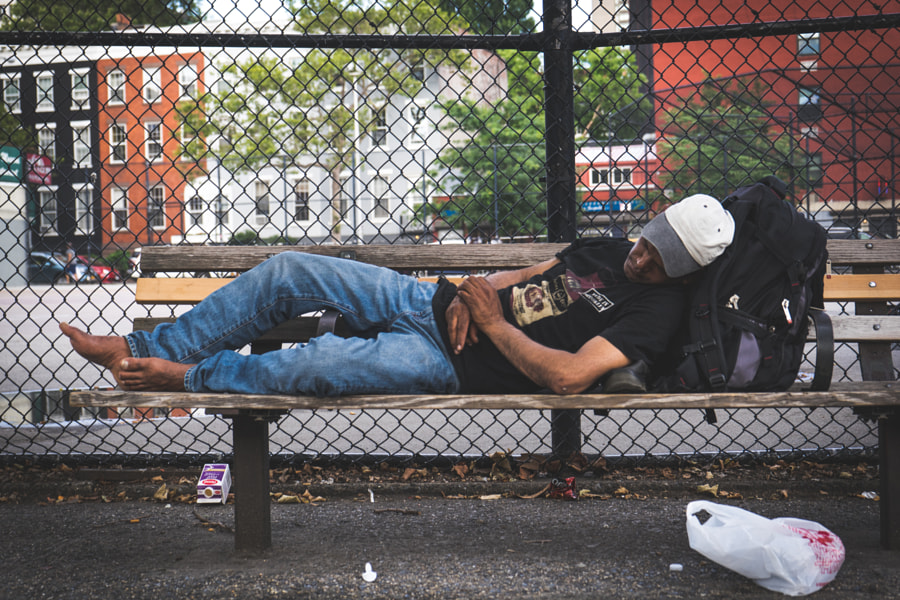 Nap on a Bench