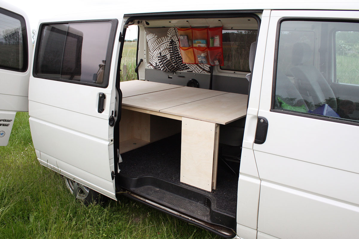 tischlerei rossnagel bulli bett camping T4 6