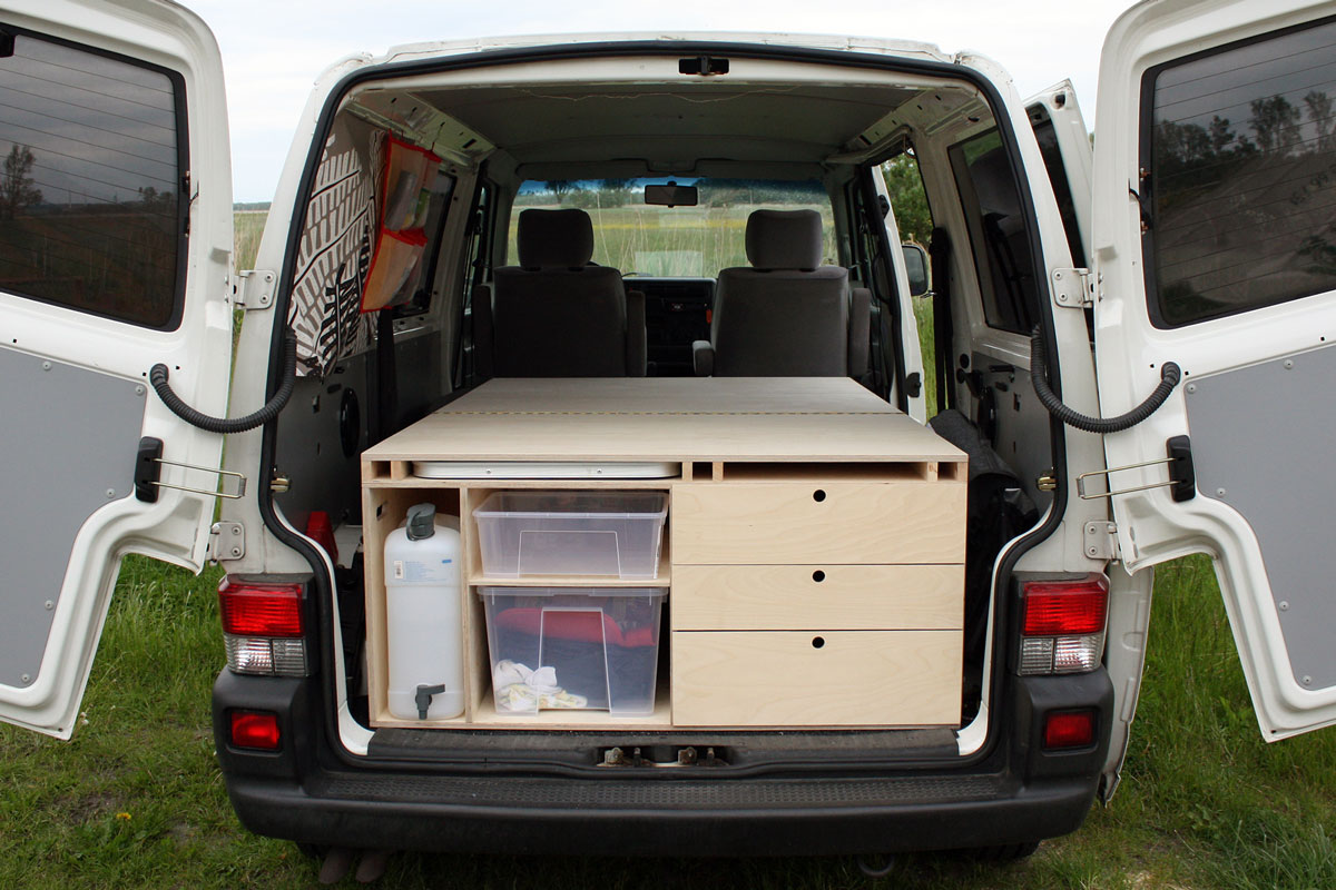 tischlerei rossnagel bulli bett camping T4 1