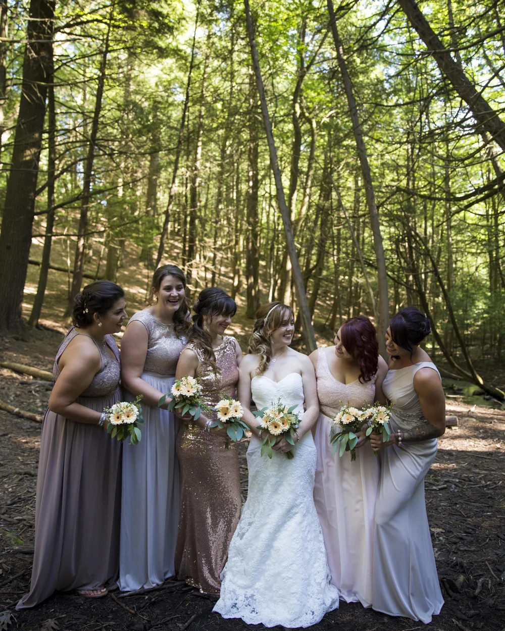 Katie and John's forest wedding, photo 5