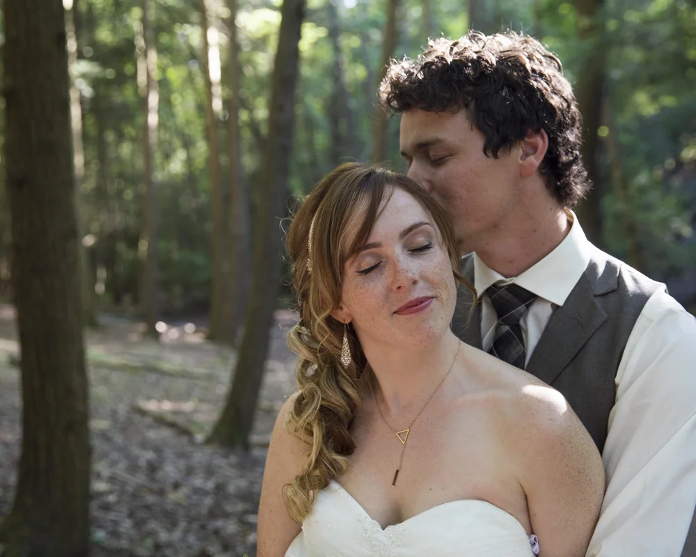 Katie and John's forest wedding, photo 3