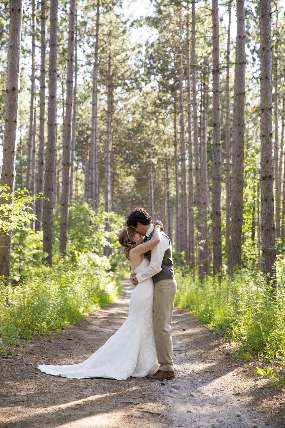 Katie and John's forest wedding, photo 2