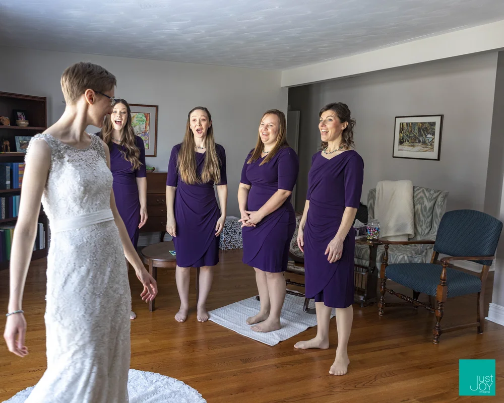 Laura and Andrew's winter wedding, photo 4