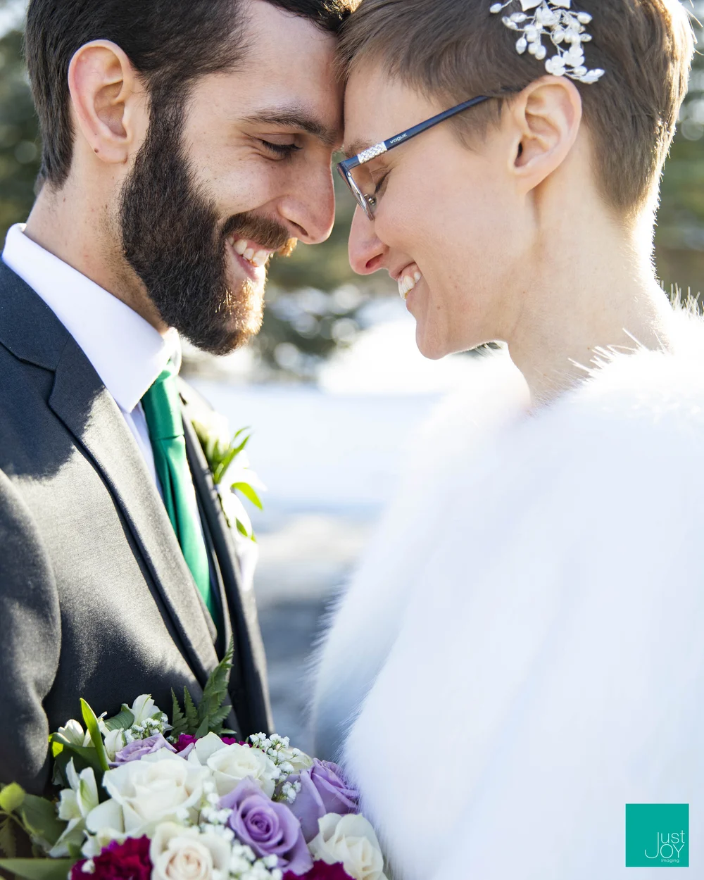 Laura and Andrew's winter wedding, photo 14