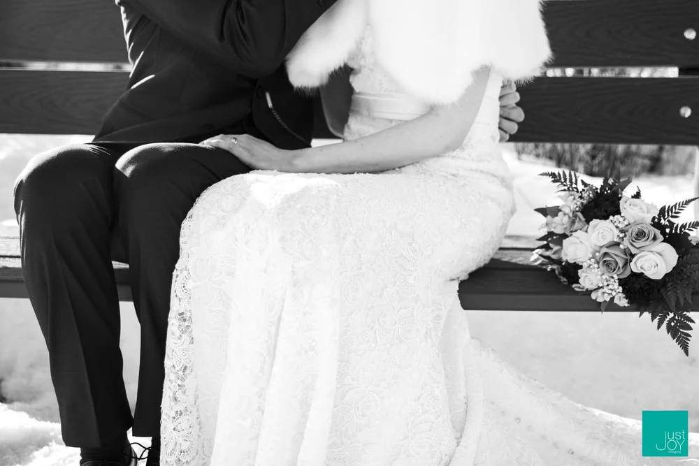 Laura and Andrew's winter wedding, photo 13