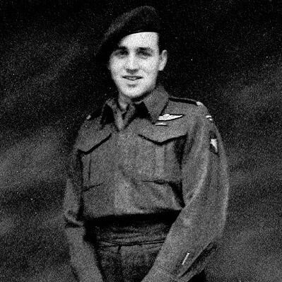 My Grandfather, Leonard Thompson. Member of the 1st Canadian Parachute Battalion. Age 17.