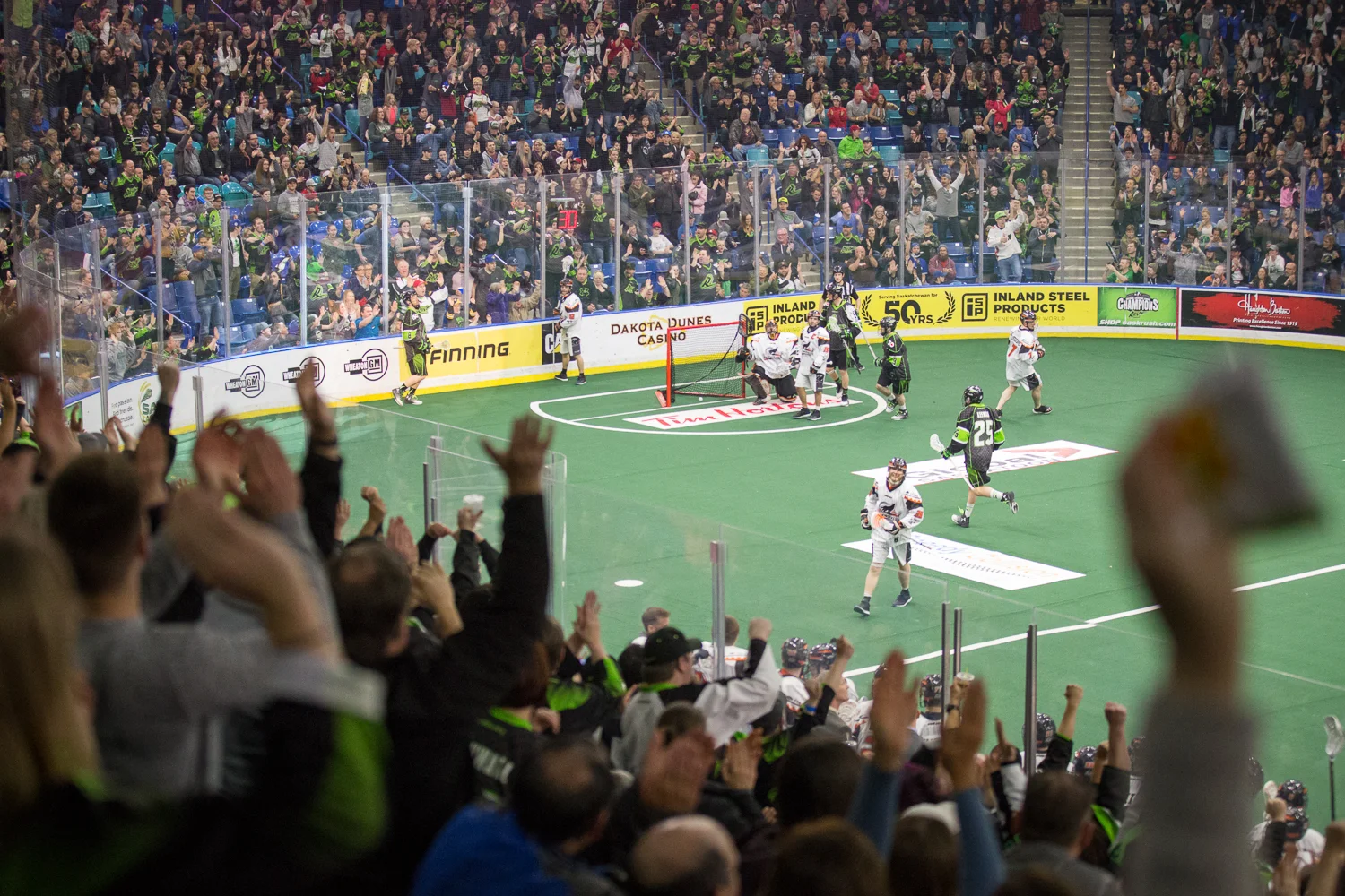 Both Rush and the Black Wolves came back in full force after half, but Rush secured a 10-8 advantage entering the final quarter.
