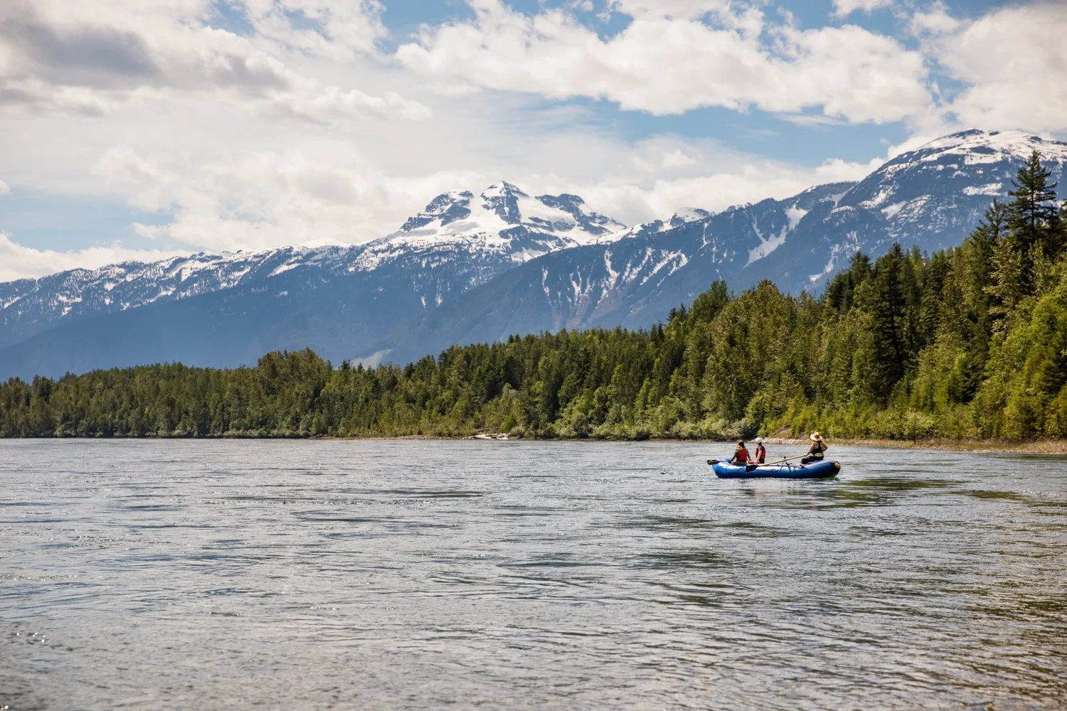 Kayaking on the Columbia River