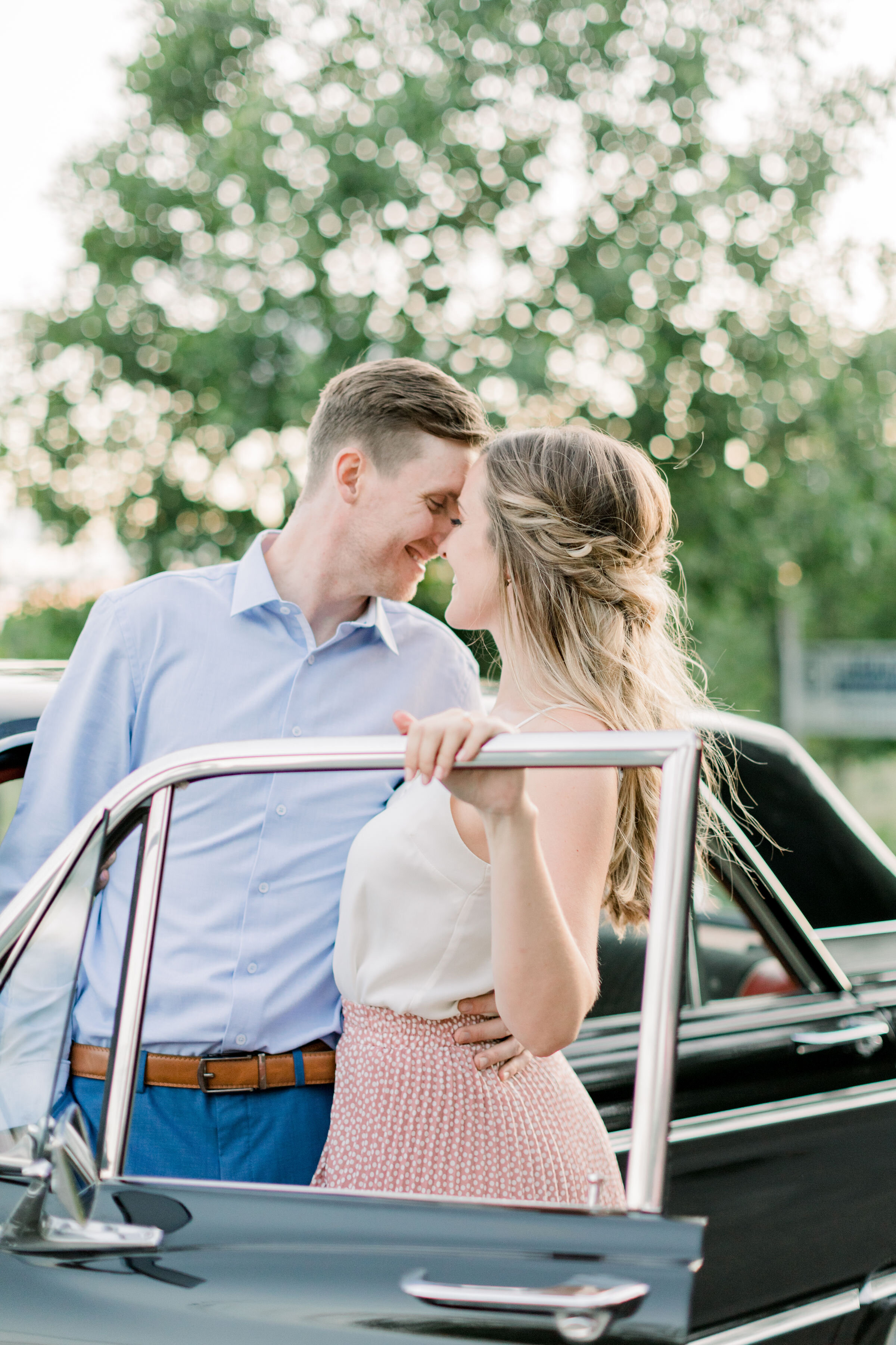  Cute and simple loose curls braided hair in a half updo for engagement photos in Ottawa, ON by Chelsea Mason Photography. hairstyles for engagements simple hair styles for photoshoot half up hair styles braided hair styles for photos loose beach cur