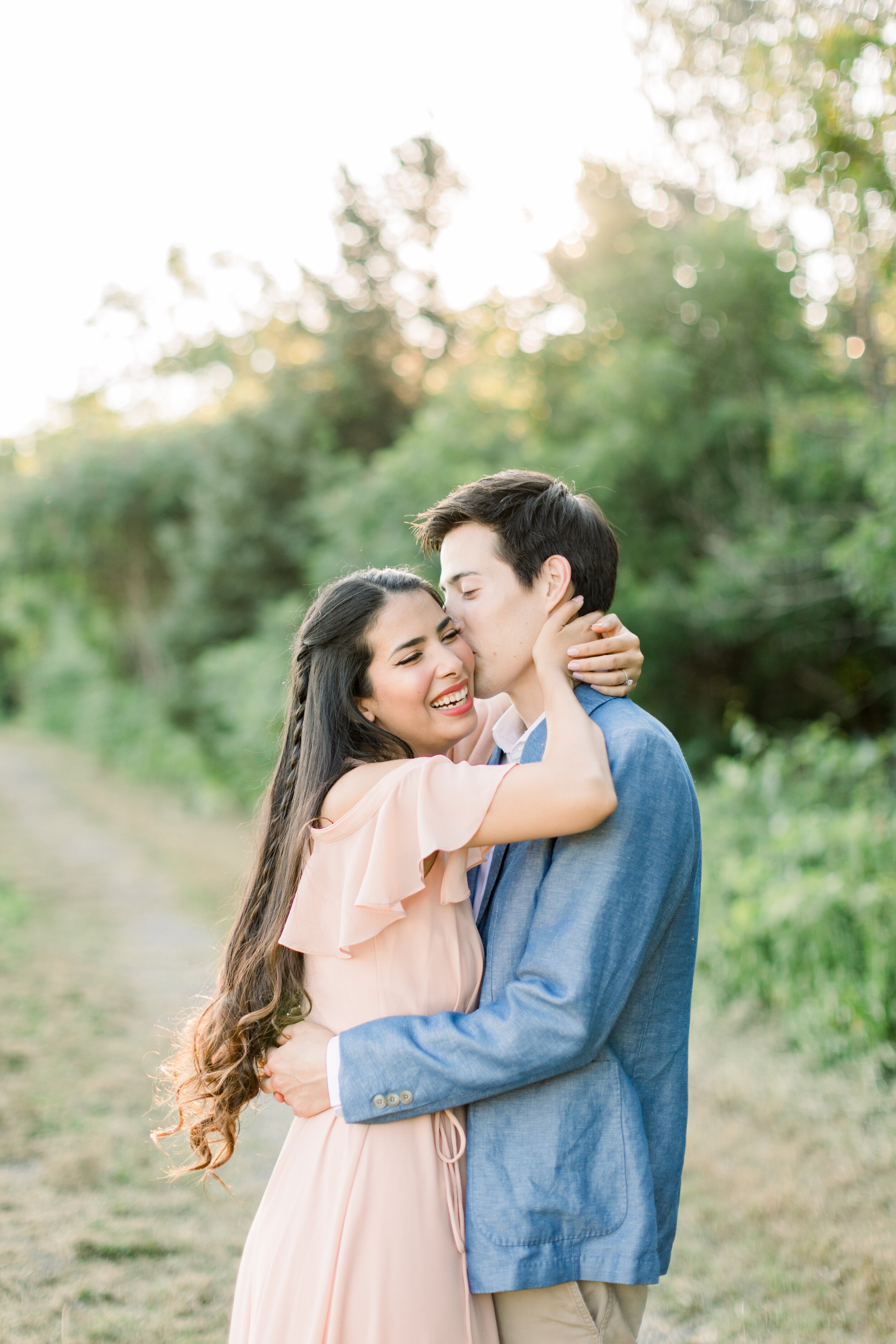  Cute couple doing a summer engagement photoshoot in ideal outdoor location in Ottawa, ON by Chelsea Mason Photography. outdoor photoshoot locations where should we take engagements in ottawa best wedding photographer in ottawa how to dress for engag