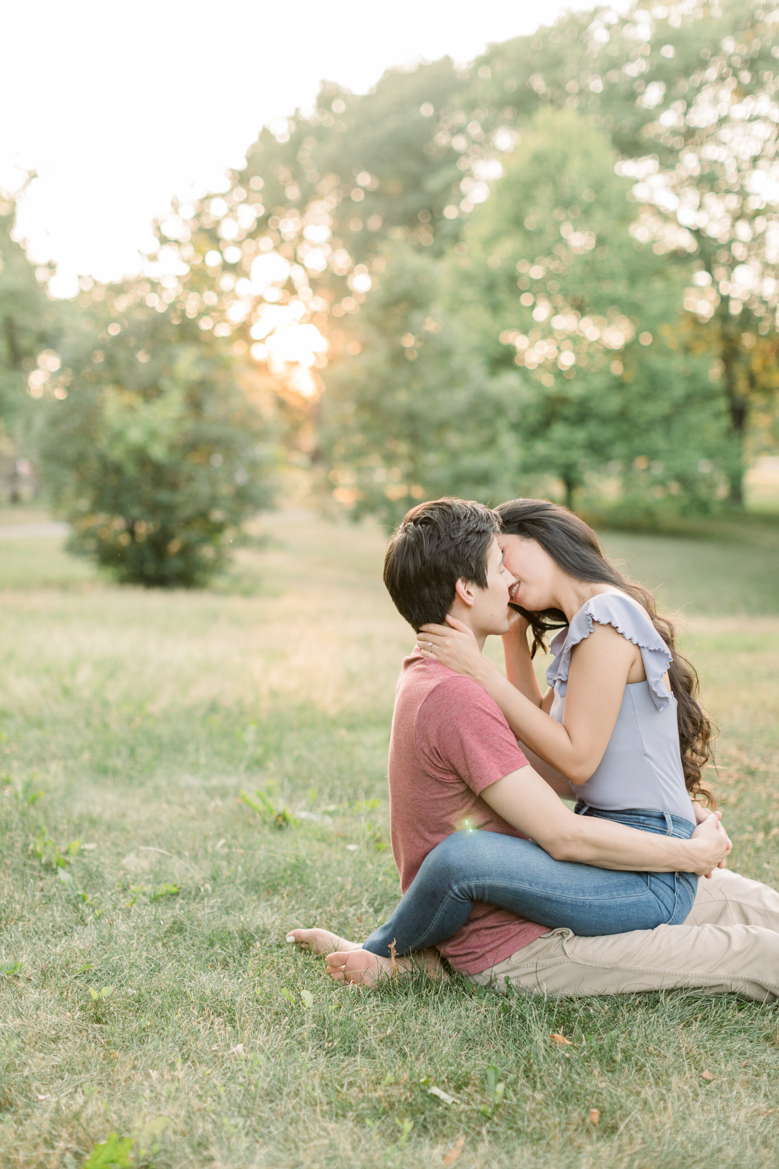  An intimate couple pose for couples during engagement in Ottawa, ON by Chelsea Mason Photography. how to pose for engagements intimate poses for engagements where should we take engagements in ottawa best wedding photographer in ottawa kingston wedd