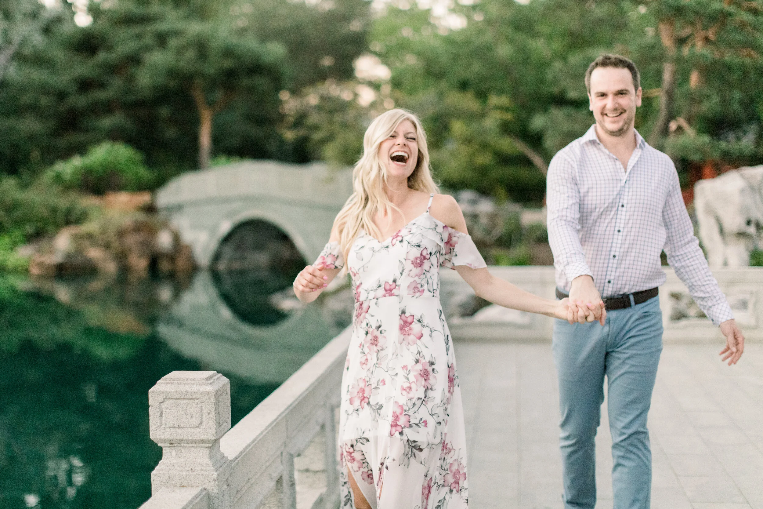 Marc + Carly || Engagement at The Montreal Botanical Gardens