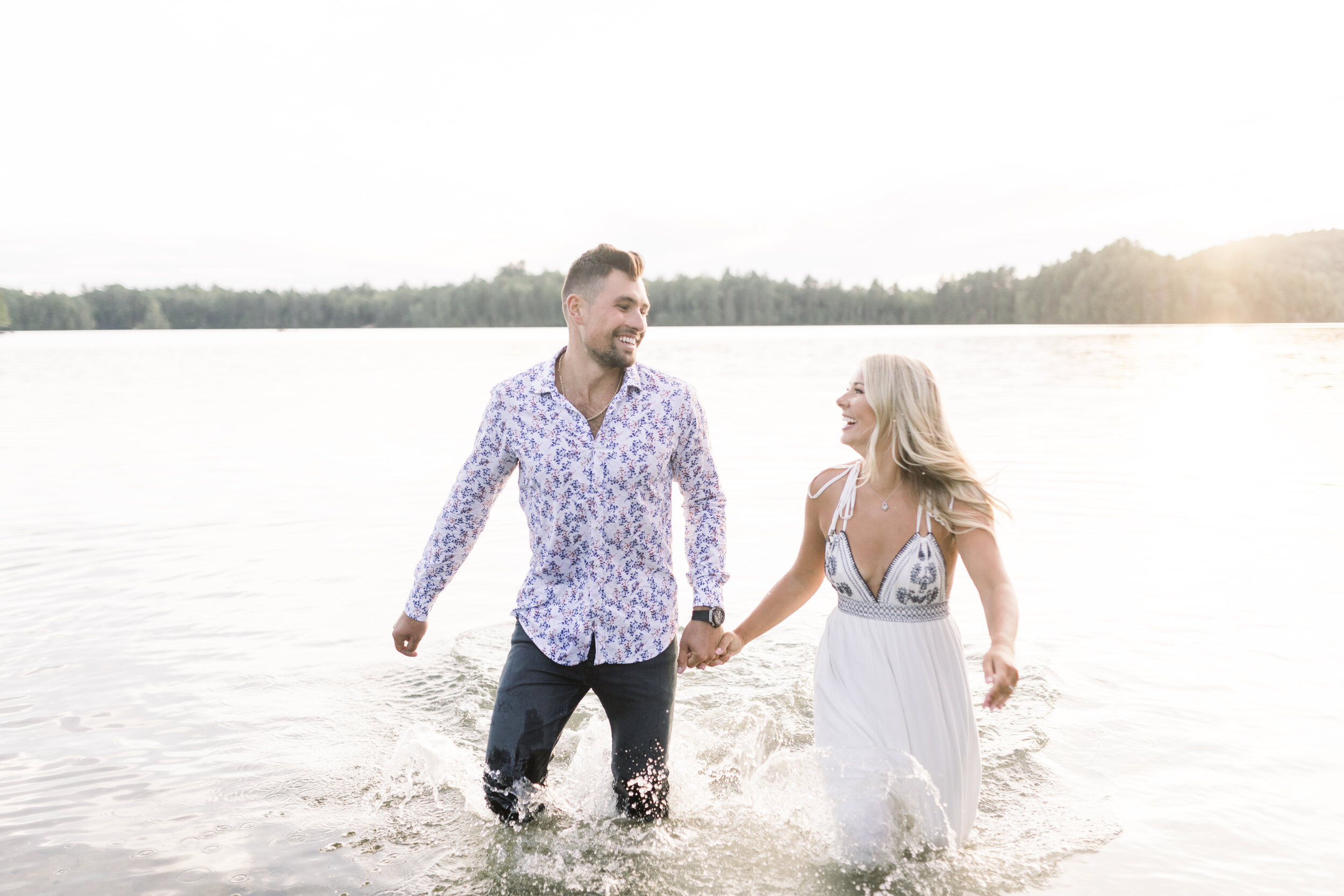 A  Cottage Sunset Engagement || Jamie + Cody