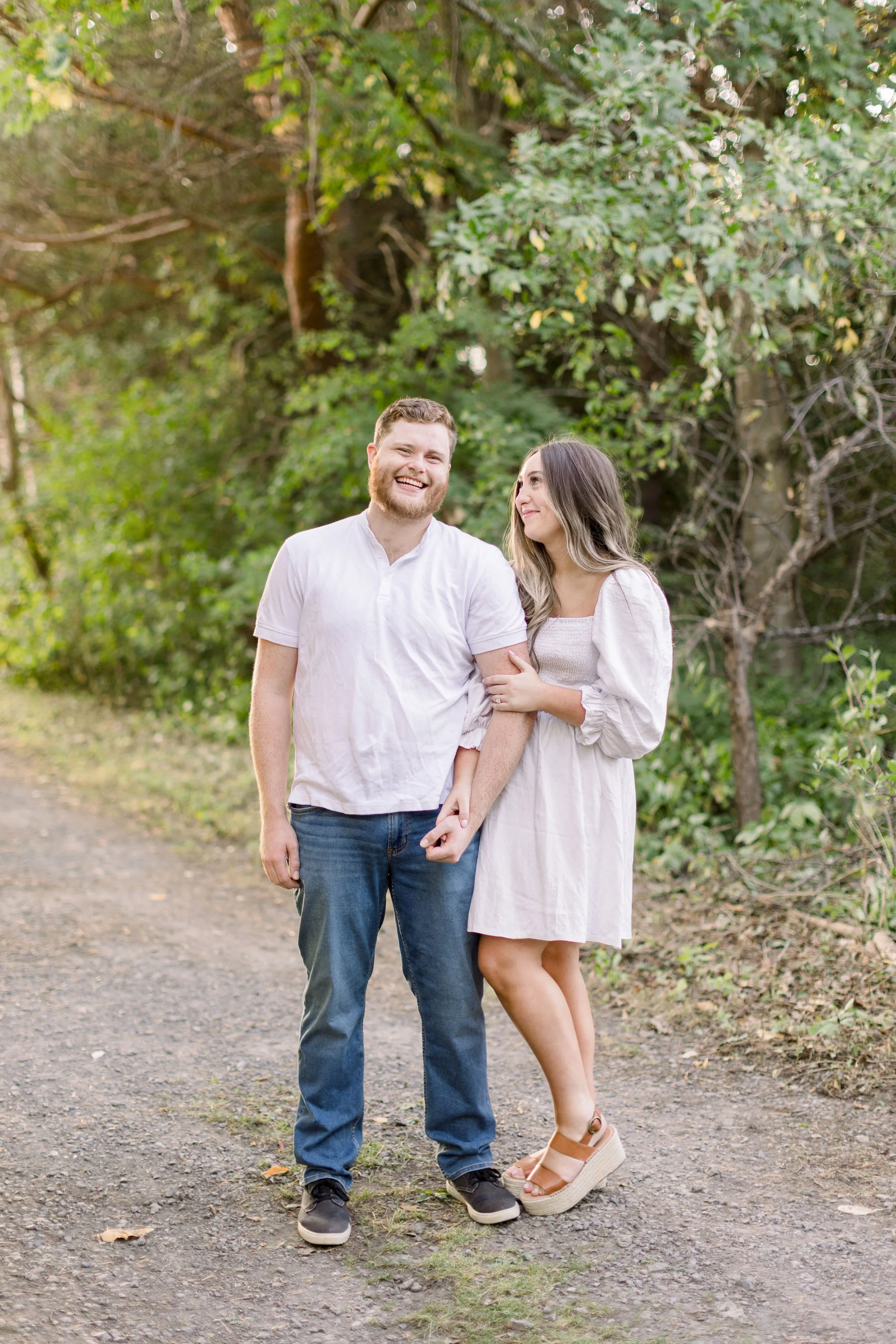 Rachel + Keaton || An Arboretum Engagement