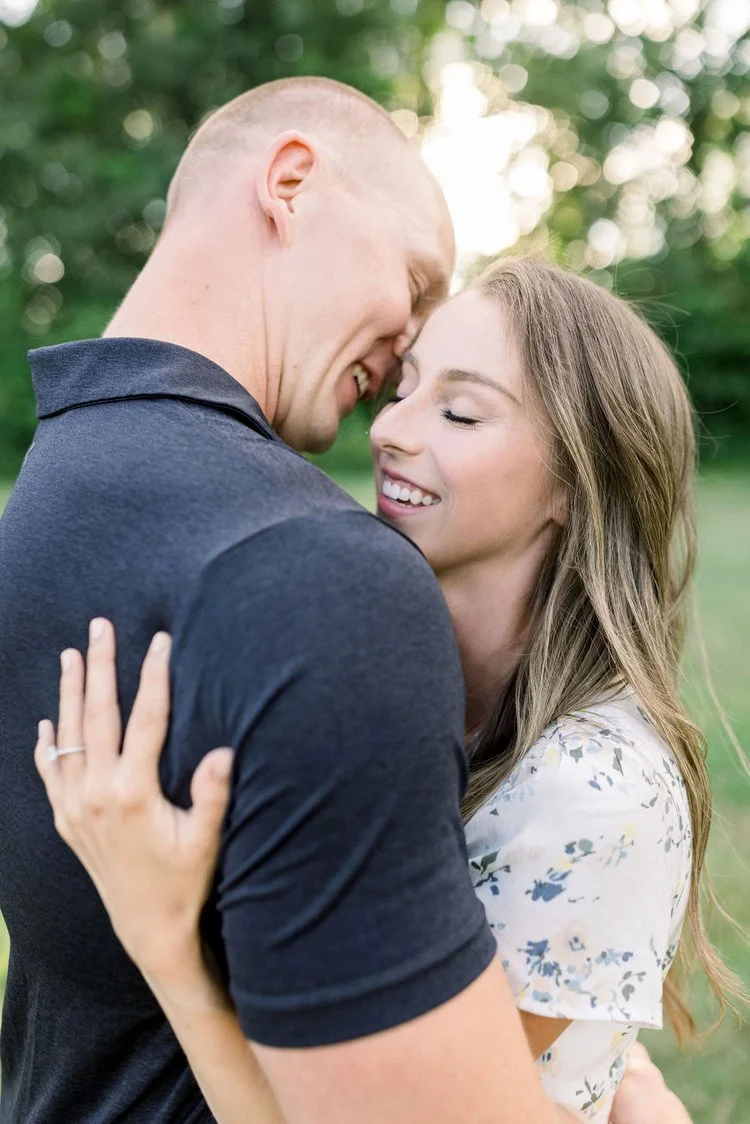 Laid Back Summer Evening Engagement At Grass Creek Park