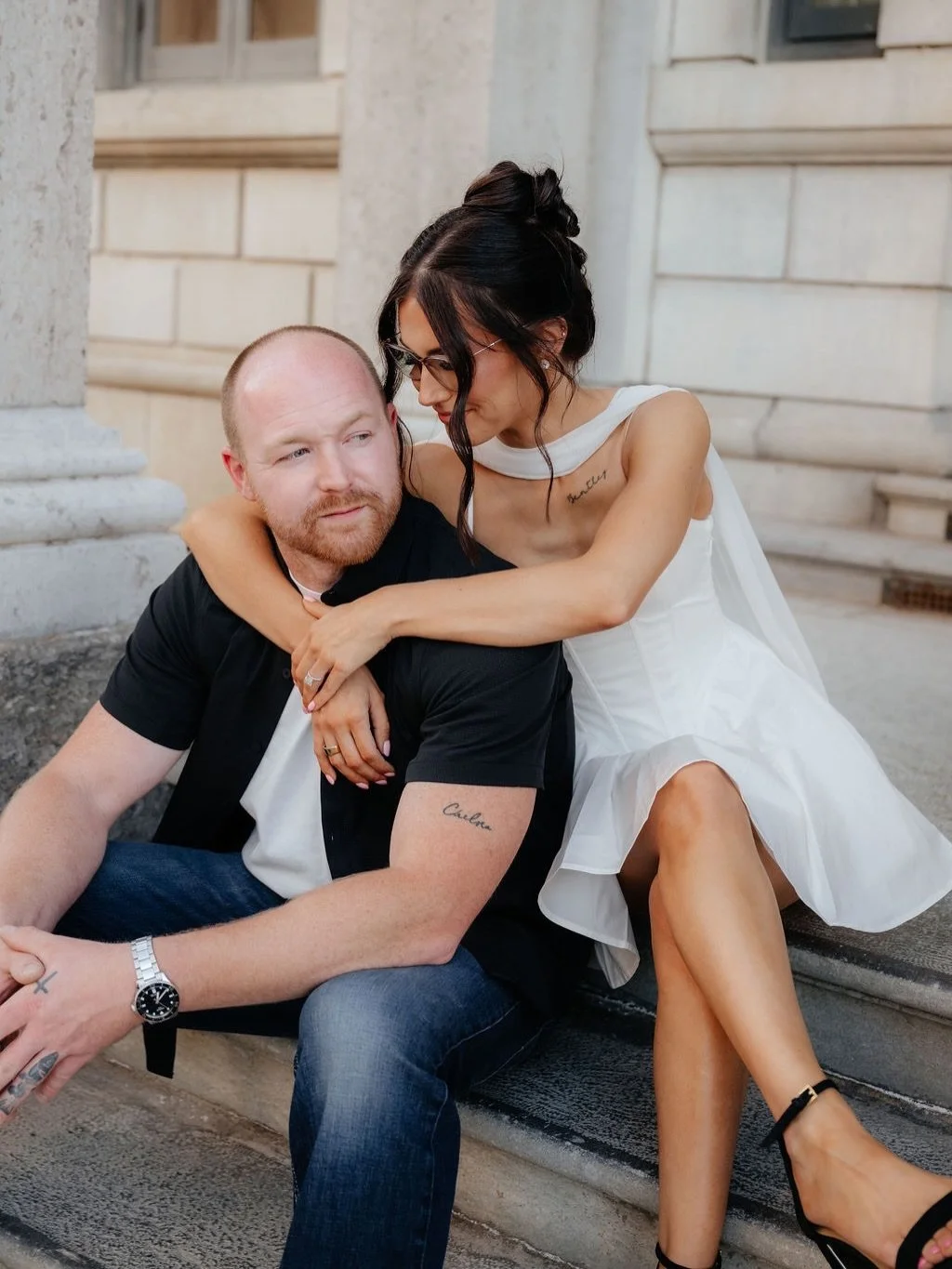 I can&rsquo;t believe we&rsquo;re getting married in six months!! Hearing that definitely puts on some pressure but I think I&rsquo;m on the right track?! Next on the list: sending out the invites I made and printing menus!🌸
&bull;
I think I&rsquo;m