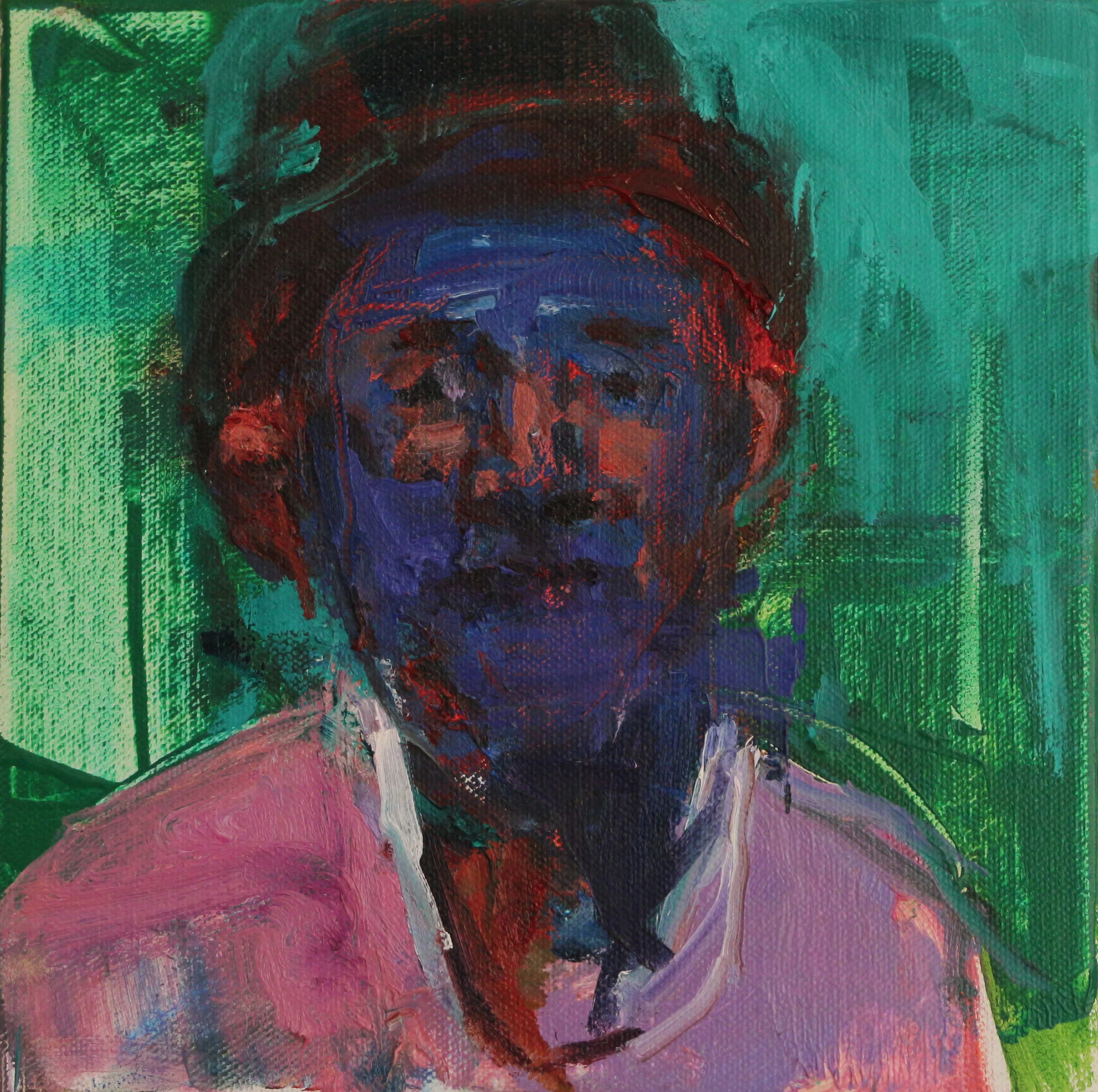 College Porter 1 - Oil on Linen 30x30 cm