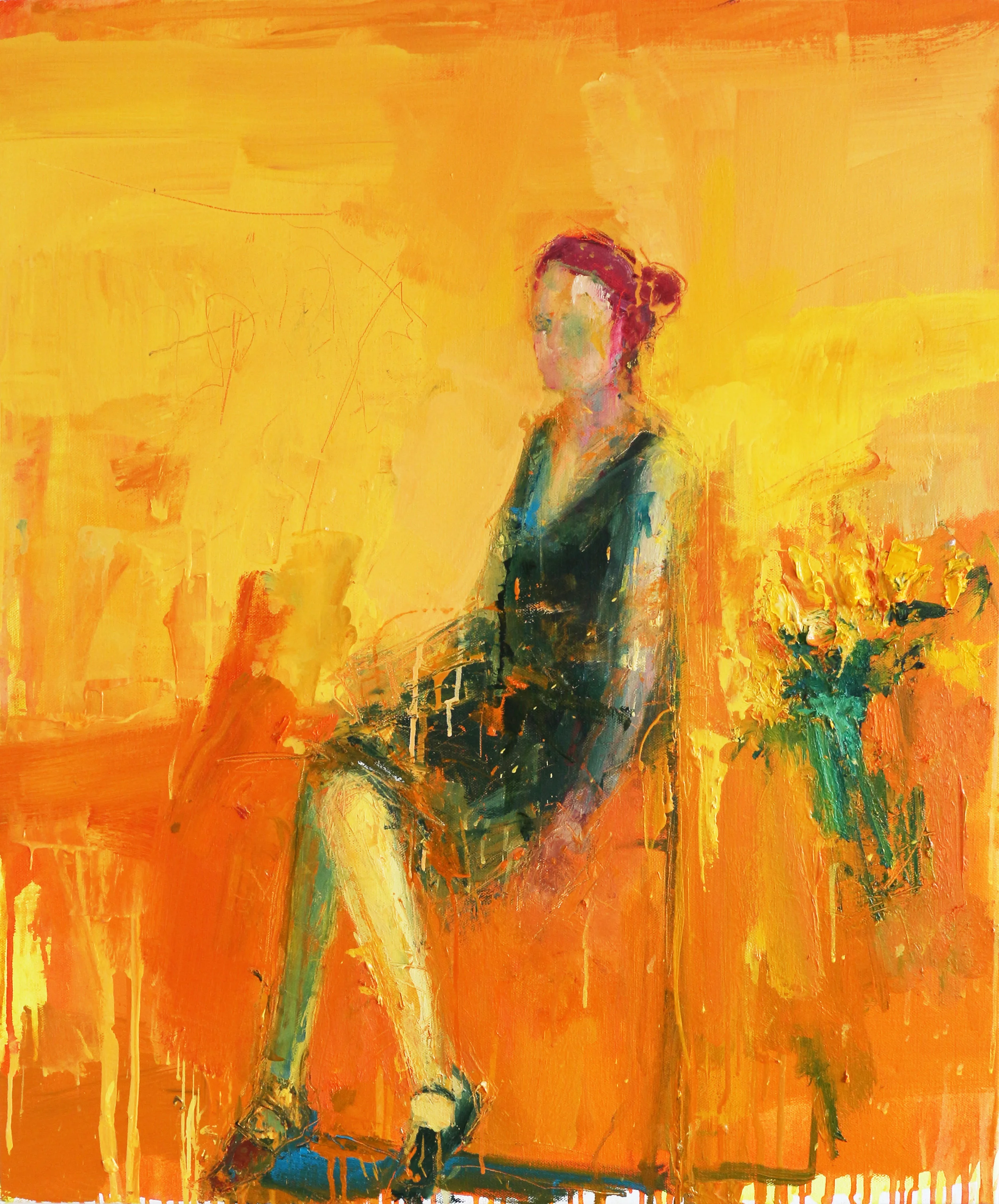 When The Light Returns - Oil on Linen 96 x 81 cm