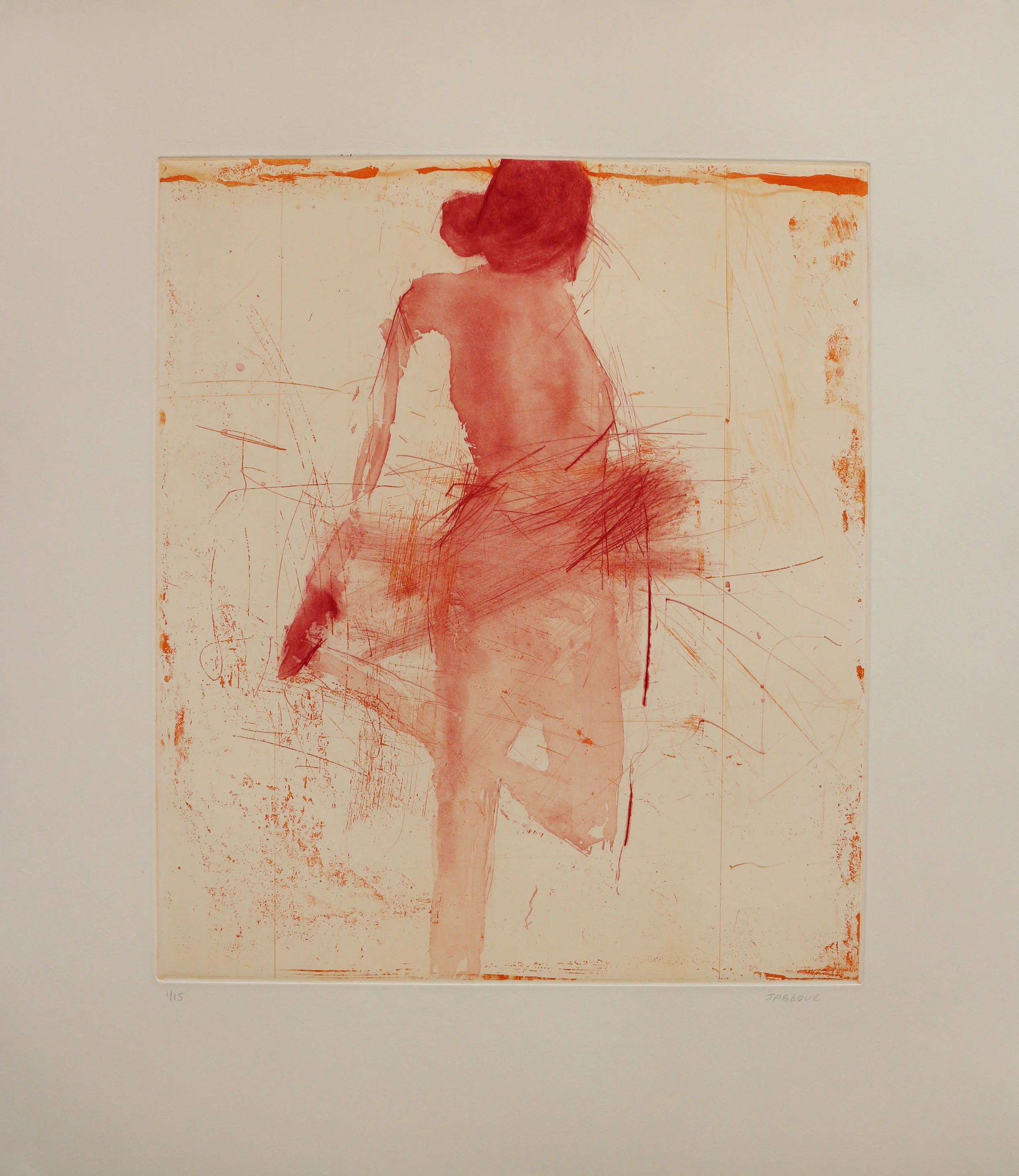 Dancer With Hand On Foot